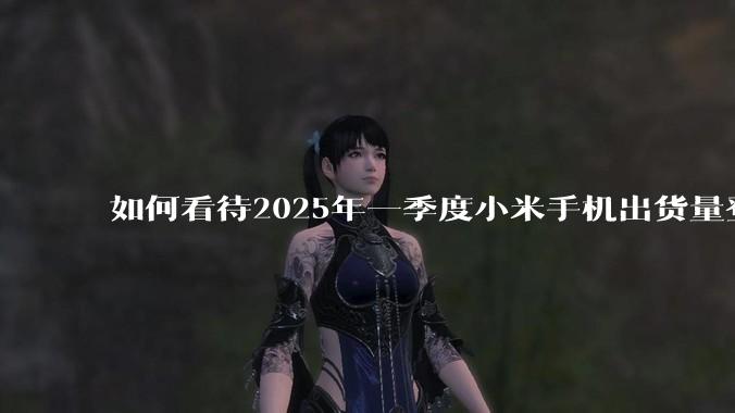 如何看待2025年一季度小米手机出货量登顶中国第一？