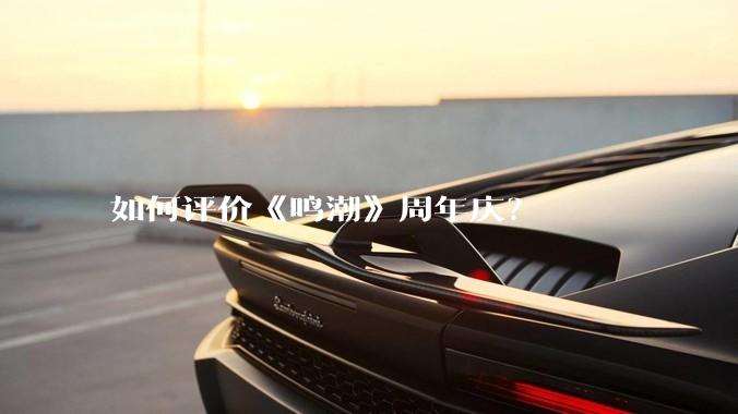 如何评价《鸣潮》周年庆？